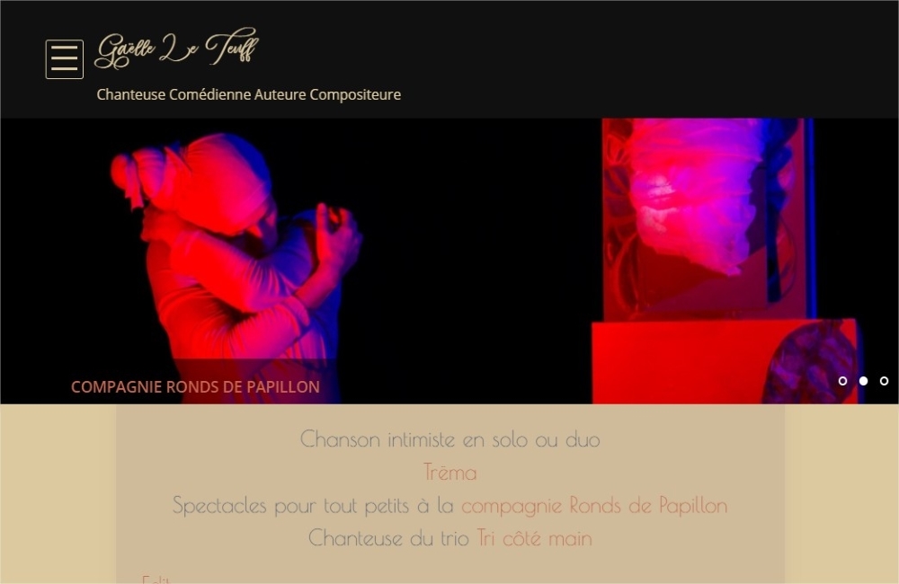 Maquette de site pour Festival de la BD engagée 2017